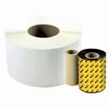 WASP 633808431068 — THERMAL TRANSFER QUAD PACK - LABELS - LABELS ( 500 PER SHEET/ROLL) - WHITE - ROL