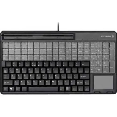 Cherry G86-61400EUADAA — SPOS Black QWERTY USB Keyboard with 135 Programmable Keys
