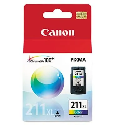 CANON 2975B001 — CL-211 XL COLOR INK TANK CARTRIDGE - FOR MX330, MP240, MP480, MP490, IP2702, MX3