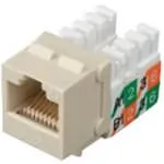BLACK BOX CORPORATION FMT923-R2 — CAT5E KEYSTONE JACK - UNSHIELDED, GRAY