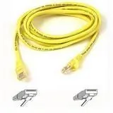 Belkin A3L791-20-YLW-S — PATCH CABLE - UNSHIELDED TWISTED PAIR (UTP) - MALE LEFT GENDER - MALE RIGHT GEND