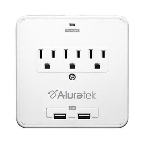 Aluratek AUCS07F - Aluratek Mini Surge Dual USB Charging Station With SmartPhon