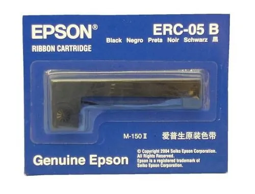 EPSON ERC-05B — CONSUMABLE TYPE - PRINTER RIBBON , OUTPUT COLOR - BLACK, PRINTER COMPATIBILITY -