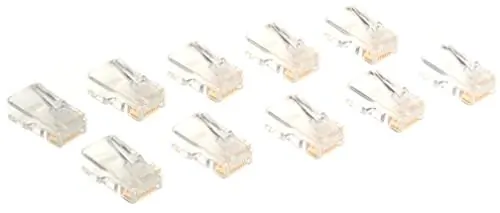 Belkin R6G088-R-10 — RJ45 PLUG FOR ROUND CABLE 10 PACK