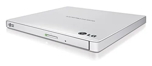 LG Electronics GP65NW60 — LG Storage GP65NW60 External Slim DVDRW 8X USB White with Cyberlink Software 9.5mm Retail