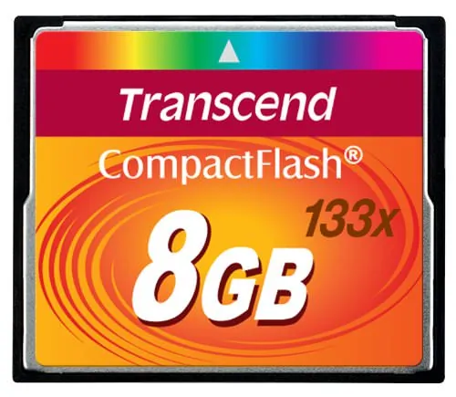Transcend TS8GCF133 — TRANSCEND 8GB CF CARD (133X)