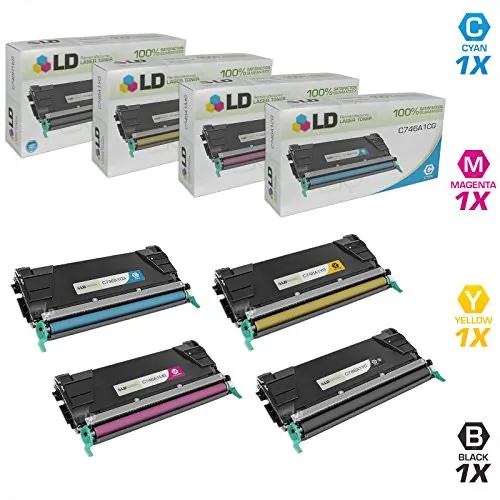 Lexmark C748H4YG — LEXMARK C748H4YG YELLOW RETURN PROGRAM TONER CARTRIDGE TAA FOR USE IN C/X748 EST