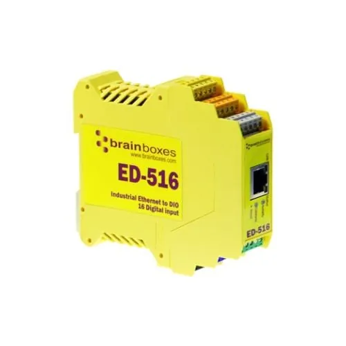 BRAINBOXES ED-516 — ETHERNET TO 16 DIGITAL INPUTS