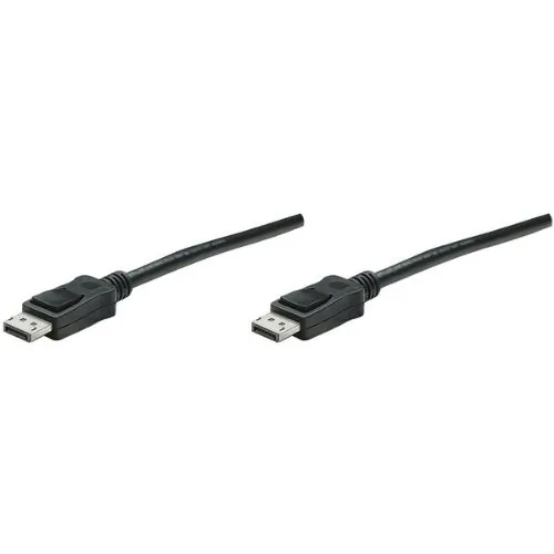 Manhattan 306935 — DISPLAYPORT MALE / DISPLAYPORT MALE, 1 M (3.3 FT.), BLACK