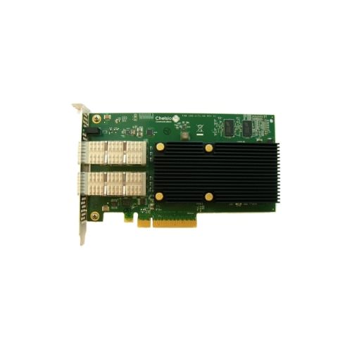 CHELSIO COMMUNICATIONS T580-CR - 2-PORT 1040GBE HALF SIZE UWIRE,  ENHANCED TOE & ISCSI, PCI-E