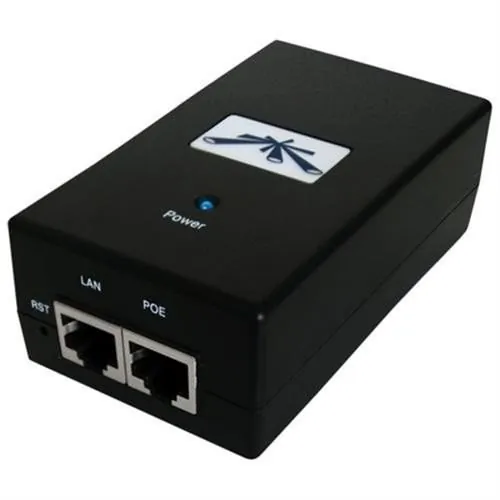 Ubiquiti POE-48-24W-G — 48V DC 24W PoE Injector for Rocketti Systems