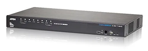 Aten Technologies CS1798 — THE CS1798 8-PORT USB HDMI KVM SWITCH IS A MULTI-PURPOSE APPLIANCE THAT CONSOLID