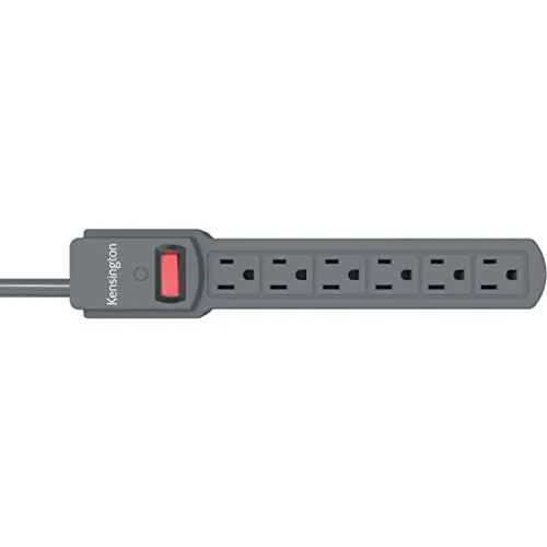 KENSINGTON K38214NA — GUARDIAN STANDARD POWER STRIP 6 OUTLET 4