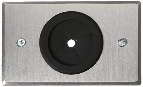 C2G 40489 — WP SGL ALUM 1 1/2IN GROMMET - 1 INCH OPENING FOR CABLE PASS THROUGH WITH A PROTE