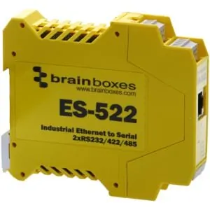 BRAINBOXES ES-522 — RS232/422/485 -30 TO +80 TEMP RANGE