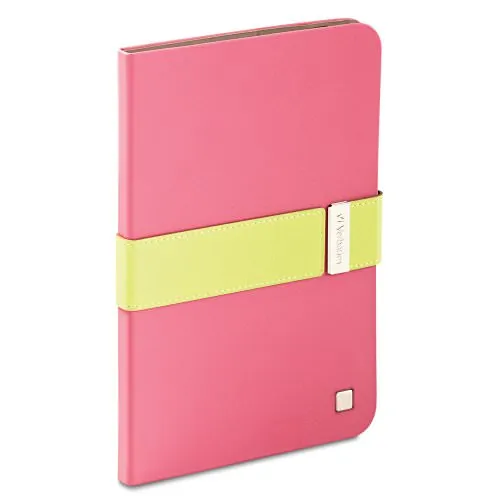 VERBATIM 98418 — Verbatim Folio Flex Case for iPad Mini - Pink/Green