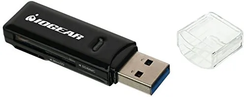 IOGear GFR305SD — SUPPORTING SDXC AND MICROSDXC CARDS OF UP TO 128GB, IOGEARS COMPACT USB 3.0 CARD