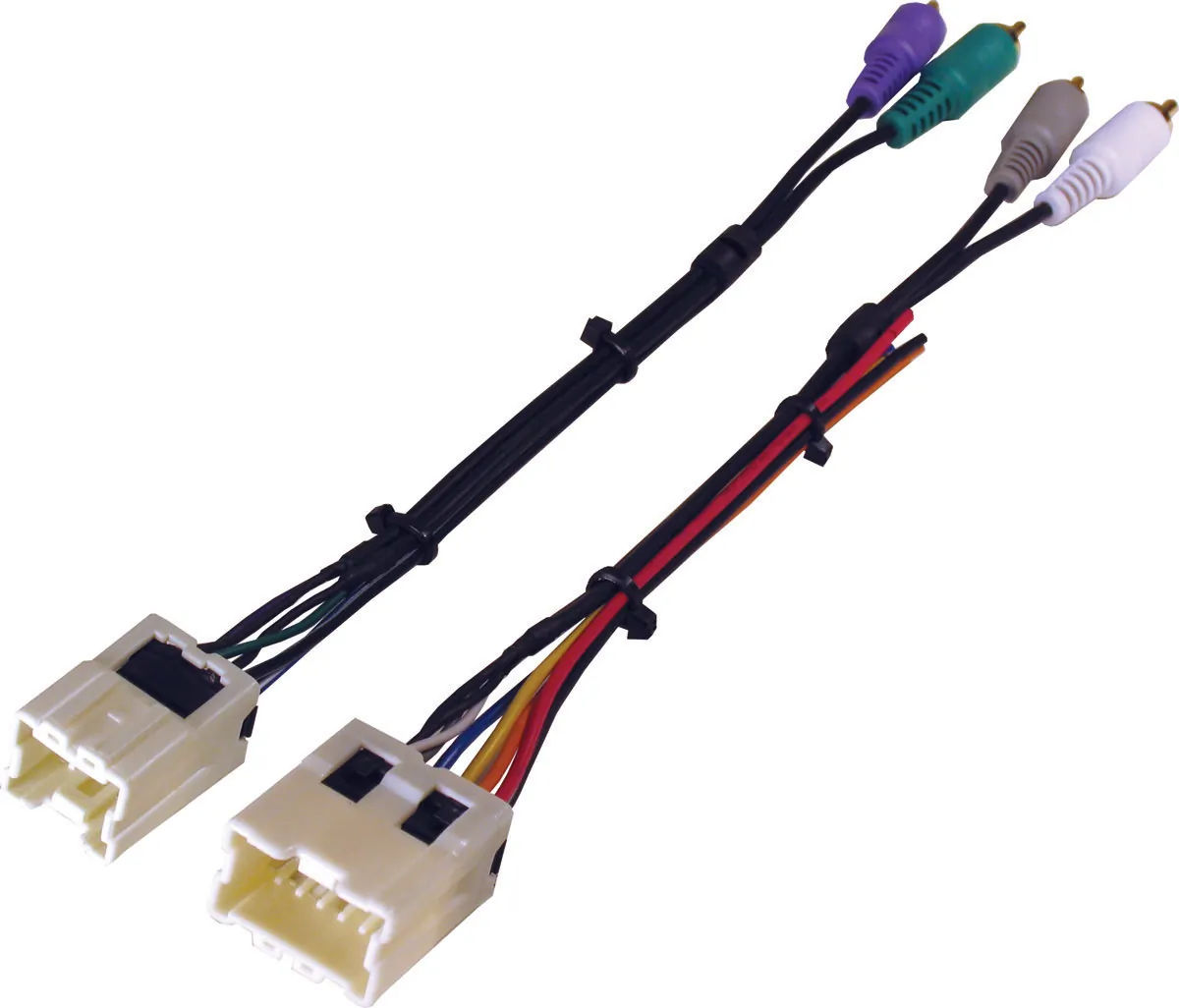 American International NWH72A — Nissan/Infinity Amplifier Integration Harness '95-10 with RCA