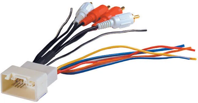American International TWH17 — Toyota Amp Integrator Wiring Harness (1998-2002) with RCAs