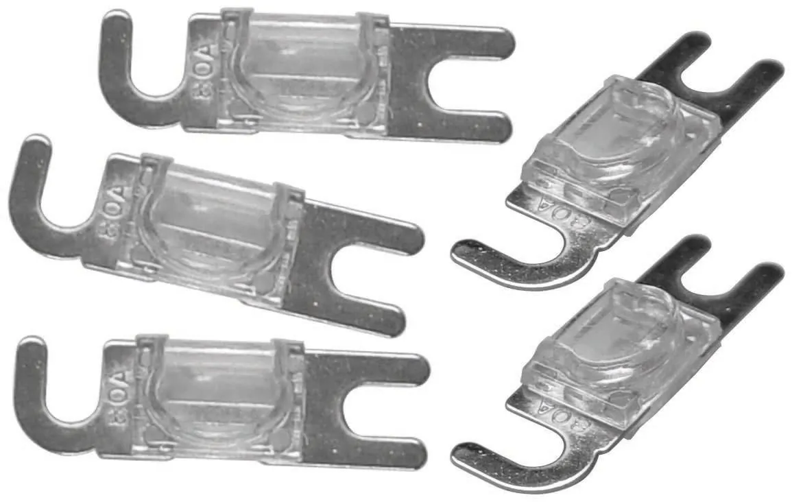 Nippon Labs AFC80 — Audiopipe 80 Amp AFC Fuse (Pack of 5) - Reliable Protection