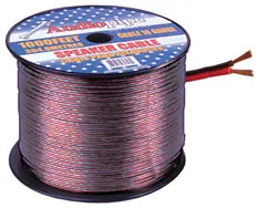 Nippon Labs CABLE10100BK — Audiopipe 10 Gauge Speaker Cable - 100ft Black & Red Wire