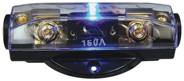 Nippon Labs CQ1221P — AudioPipe ANL Fuse Holder with Blue LED Indicator