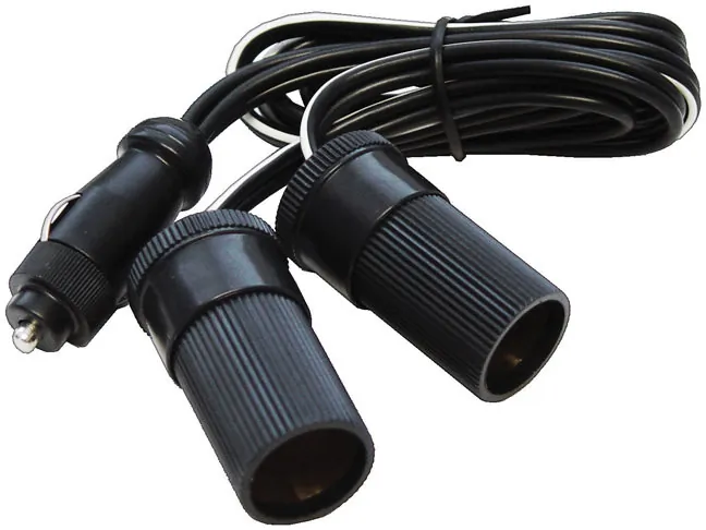 Nippon Labs NP210 — Nippon Cigarette Lighter Plug with Dual Female Jacks