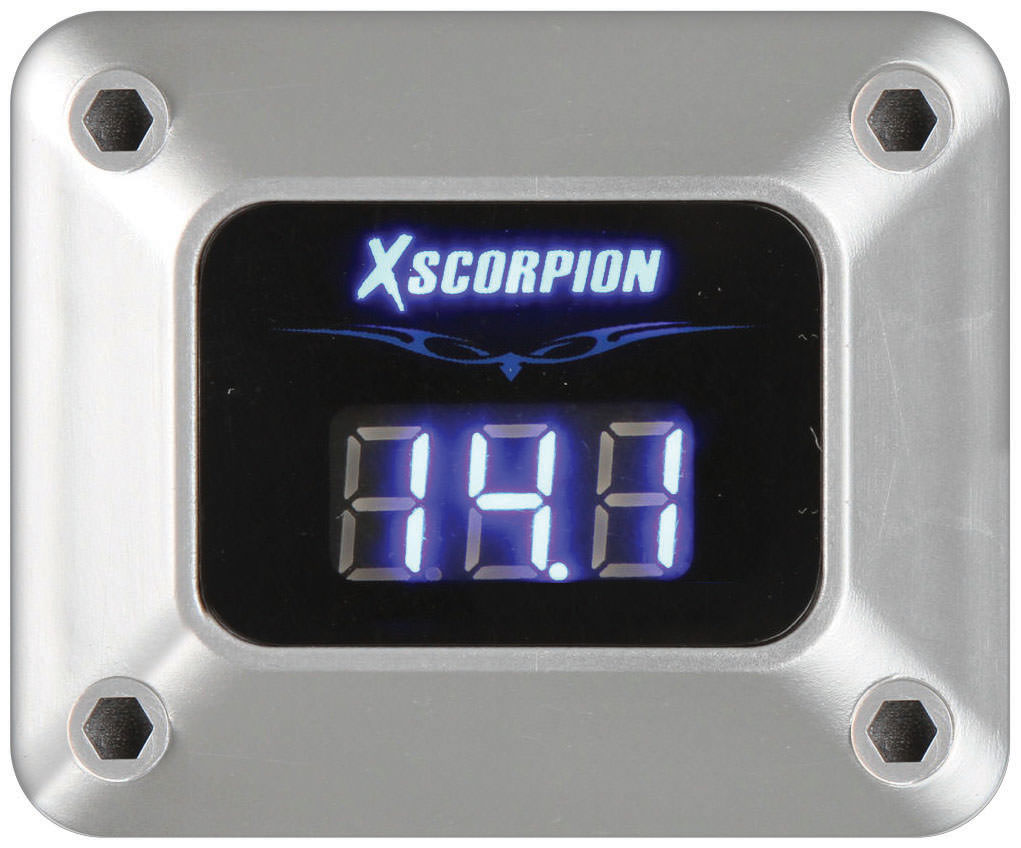 Xscorpion DVM23SB - Xscorpion 3 Digit LED Digital Voltmeter-Silver