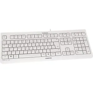 Cherry JK-0800EU-0 — LT GREY USB 104+4 WHISPER QUIET KEYS LAS