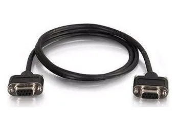 C2G 52152 — AV CABLE - DB9 LEFT CONNECTOR - FEMALE LEFT GENDER - DB9 RIGHT CONNECTOR - FEMAL