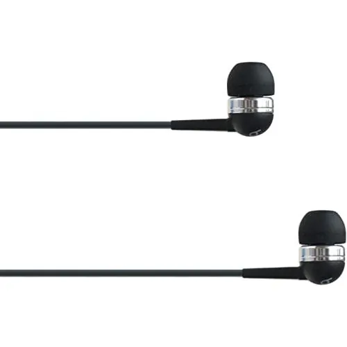 4XEM 4XIBUDBK — 4XEM 3.5MM JBL Earphones with Volume Control - Black