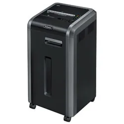 FELLOWES 3322001 — POWERSHRED 225I PROVIDES HIGH PERFORMANCE COMMERCIAL SHREDDING. 100% JAM PROOF S
