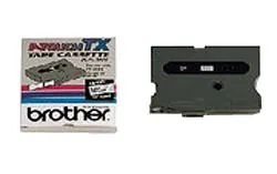 Brother TX1411 - BROTHER LAMINATED TAPE - BLACK ON CLEAR - ROLL (0.7 IN X 50 