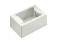Panduit JBP1DIW — SGL GANG TWO PIECE SCREW TOGETHER DEEP.