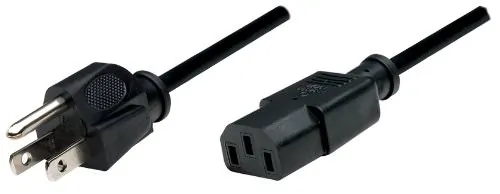 Manhattan 300179 - 6 FT Heavy-Duty Power Cable for Reliable Connectivity