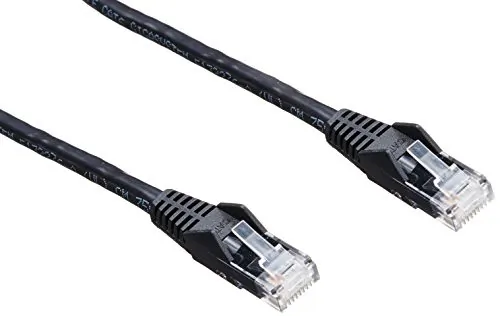 BLACK BOX CORPORATION CAT6PC-025-BK — BLACK BOX CONNECT BASIC CAT6 PATCH CABLES ARE CONSTRUCTED TO INDUSTRY-STANDARD R