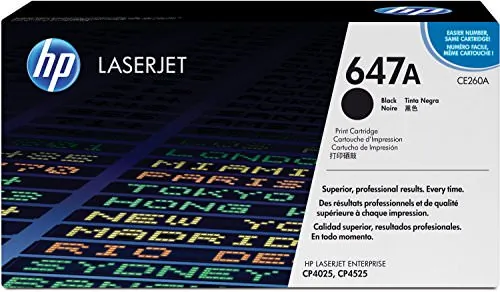 HP CE260A — HP 647A (CE260A) Toner Cartridge - Single Pack - Laser - 8500 Pages - Black - 1 Each