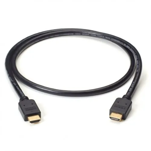 BLACK BOX CORPORATION VCB-HDMI-001M — HIGH-SPEED HDMI CABLE WITH ETHERNET - MALE/MALE, 1-M (3.2-FT.)