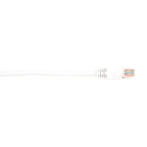 BLACK BOX CORPORATION CAT6PC-001-WH — CAT6 PATCH CABLES WHITE