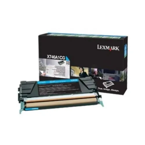 Lexmark X746A4CG — LEXMARK X746A4CG CYAN RETURN PROGRAM TONER CARTRIDGE TAA FOR USE IN X746,748 EST