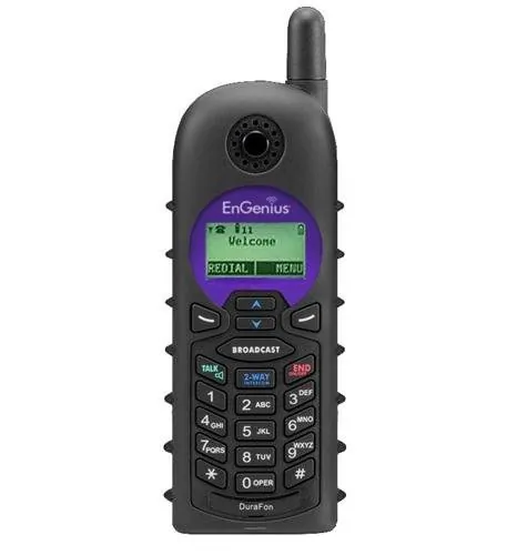 EnGenius DURAFON-SIP-HC — DURAFON-SIP HANDSET ONLY W/ RUGGED DESIGN AND LOW PROFILE 1.5DBI ANTENNA