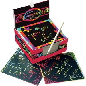 MELISSA & DOUG 5945 - RAINBOW MINI SCRATCH ART NOTES