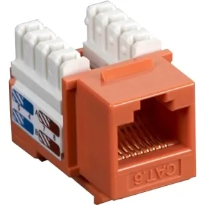 BLACK BOX CORPORATION CAT6J-OR-25PAK — BASIC JACK THAT MEETS OR EXCEEDS INDUSTRY STANDARDS. SUITABLE FOR 22 26 AWG STRA