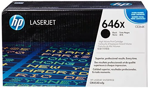 HP CE264X — HP 646X (CE264X) Toner Cartridge - Single Pack - Laser - 17000 Pages - Black - 1 Each
