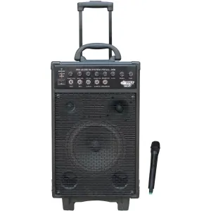 PYLE PWMA1050 — 800W Portable VHF Wireless PA System with Echo & MP3 Input