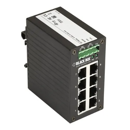 BLACK BOX CORPORATION LGH008A — THE HARDENED GIGABIT EDGE SWITCH BRINGS EIGHT GIGABIT ETHERNET PORTS TO HARSH IN