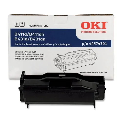 OKIDATA 44574301 — Oki B411/431 Image Drum - LED Print Technology - 30000 - 1 Each