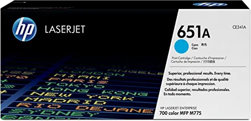 HP CE341A — HP 651A Cyan LaserJet Toner Cartridge - Reliable Performance