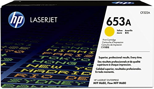 HP CF322A — HP 653A Yellow Toner Cartridge for LaserJet MFP M680