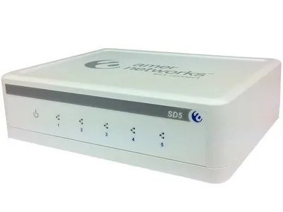 AMER NETWORKS SD5 — THE SD5 PALM-SIZED 10/100MBPS NWAY ETHERNET SWITCH IS AN EXCELLENT CHOICE FOR SM